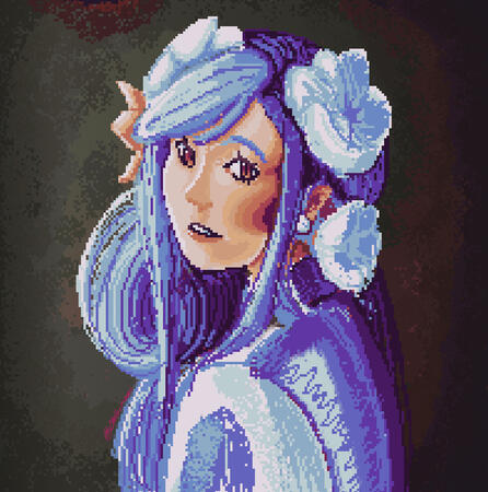 Queen Dizzy with Pearl Earring (Guilty Gear) Queen Dizzy with Pearl Earring (Guilty Gear)